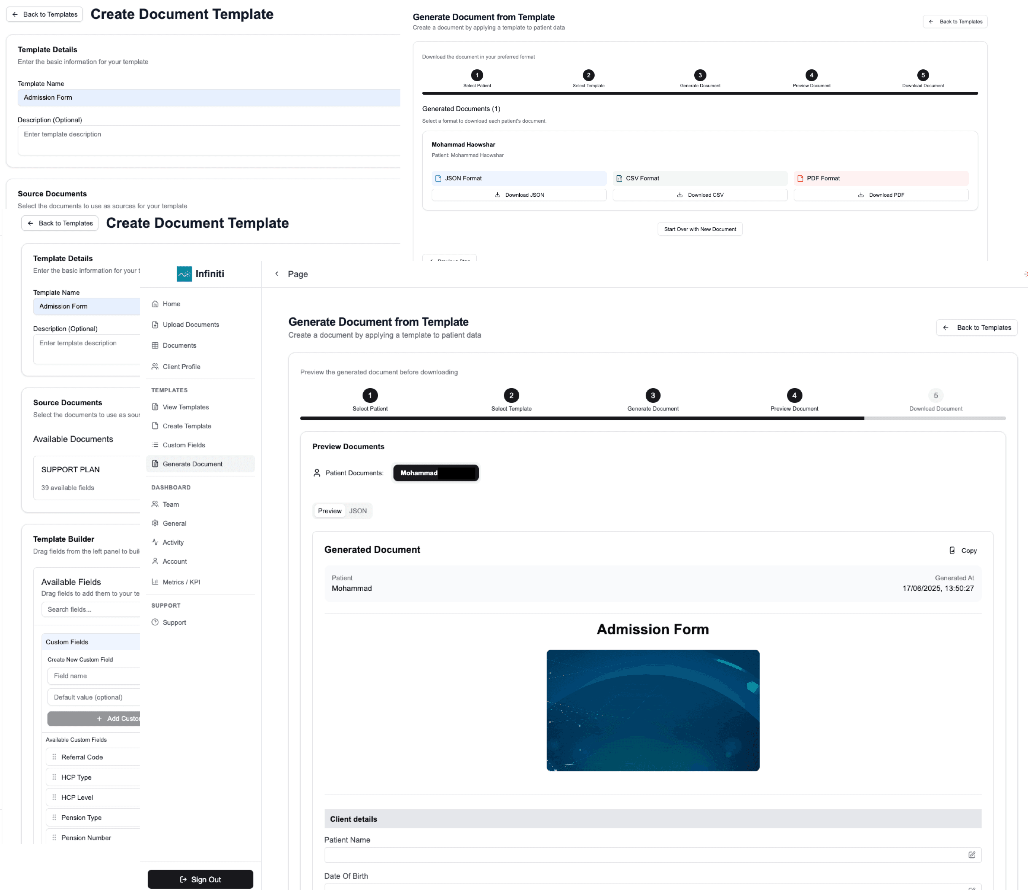 Automated Template & Document Generation